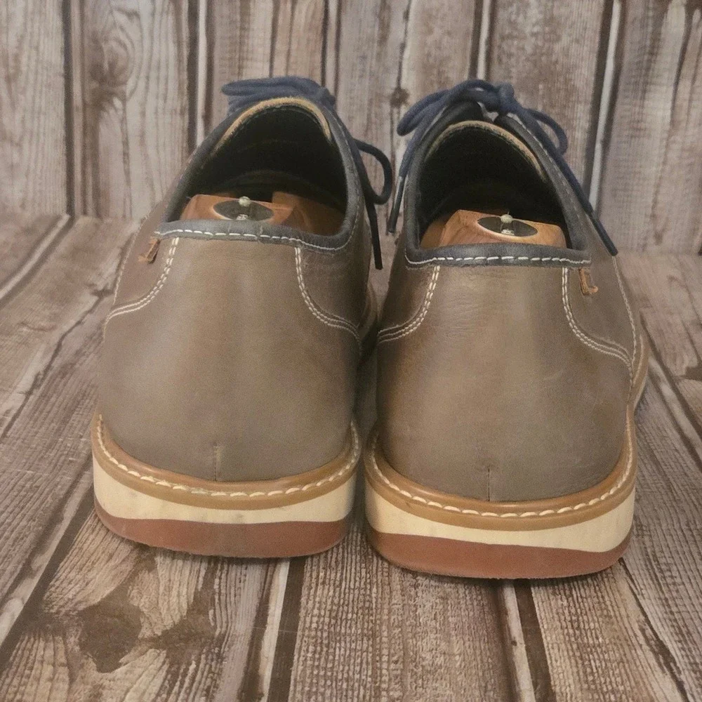 Sz 45 / 11-11.5 Mens Pikolinos Berna Olive Brown Leather Derby Shoes VGUC